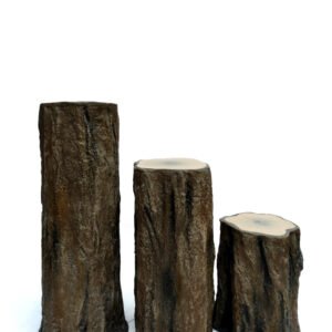 Wooden Log Set of-3